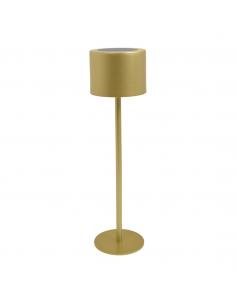 PIE SALON SOLAR ELISEO ORO MAT LED 5W 3000-4000-6500K